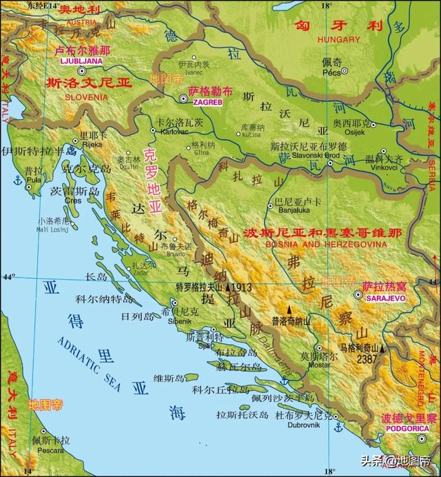 南斯拉夫解体为哪些国家（南斯拉夫解体为哪些国家地图）
